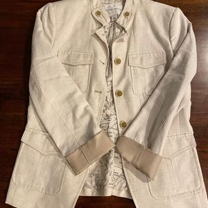 linen banana republic jacket